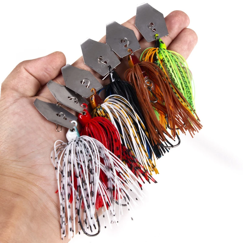 Fishing Equipment Parts - 6 sztuk/zestaw Chatterbait zestaw przynęt wędkarskich