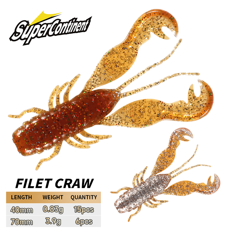 Fishing Equipment Parts - 2023 Supercontinent Filet Craw Bait przynęty