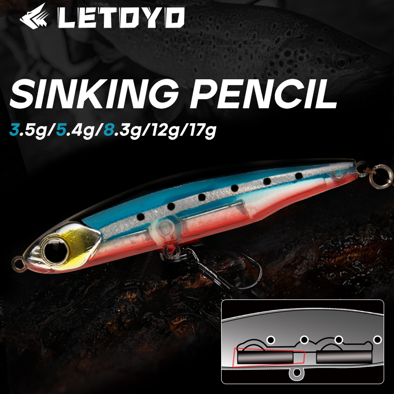 LETOYO Sinking Pencil 17g 12g- – Fishing Equipment Parts recenzja i cena