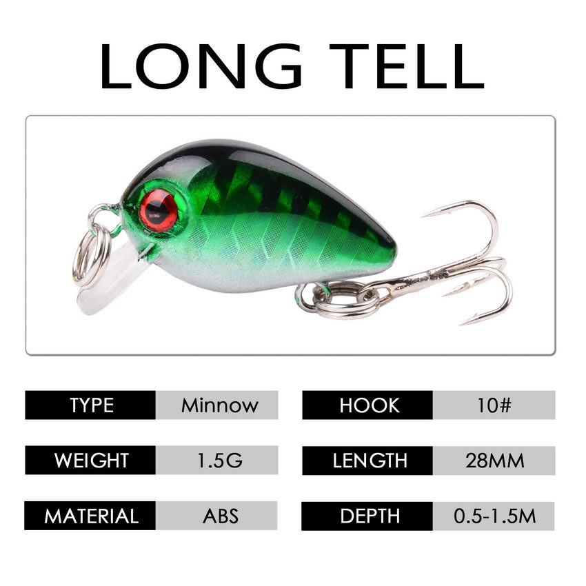 30mm 2g szalony wobbler Mini T – Fishing Equipment Japan recenzja i cena